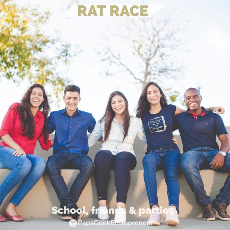 Lire la suite à propos de l’article A typical view of the Rat Race: school friends and parties